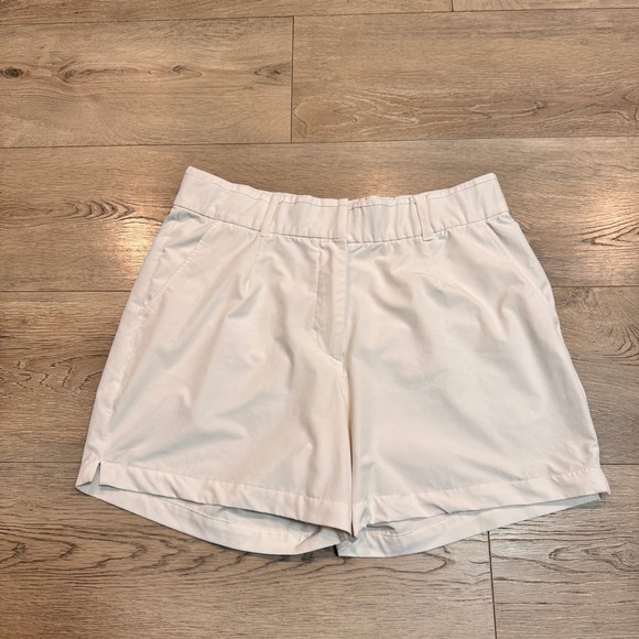 Nike Pants - Nike Dri-FIT Golf Shorts Womens Large L‎ White Elastic Waist Pockets Athletic